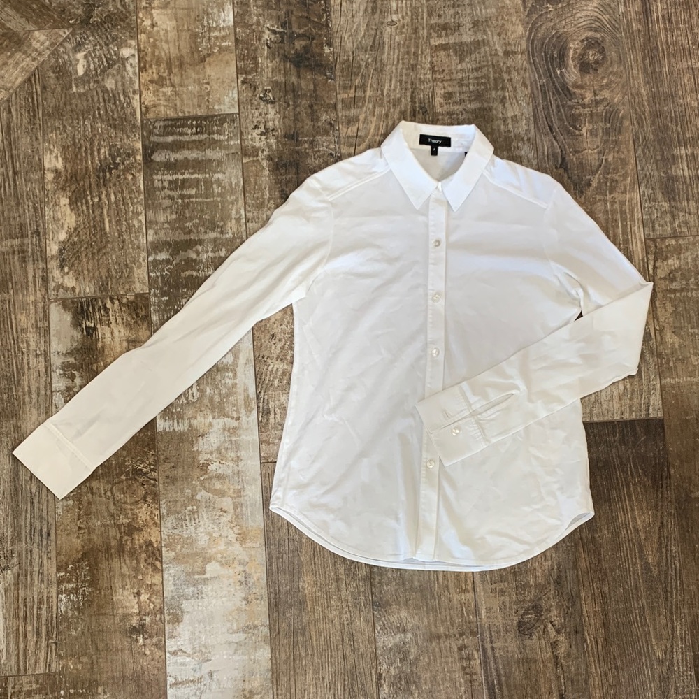 Theory White Dress Shirt for Men